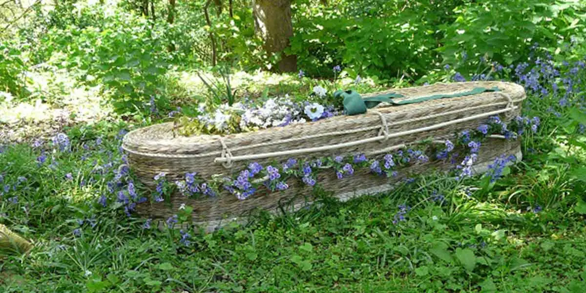 wicker-coffin